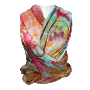 Tie dye stretchy wrap