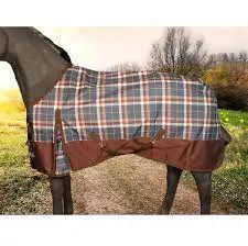 TK806BL-78"-Bl/Tn/Br Blanket Pony Goliath Turnout 600D 300g