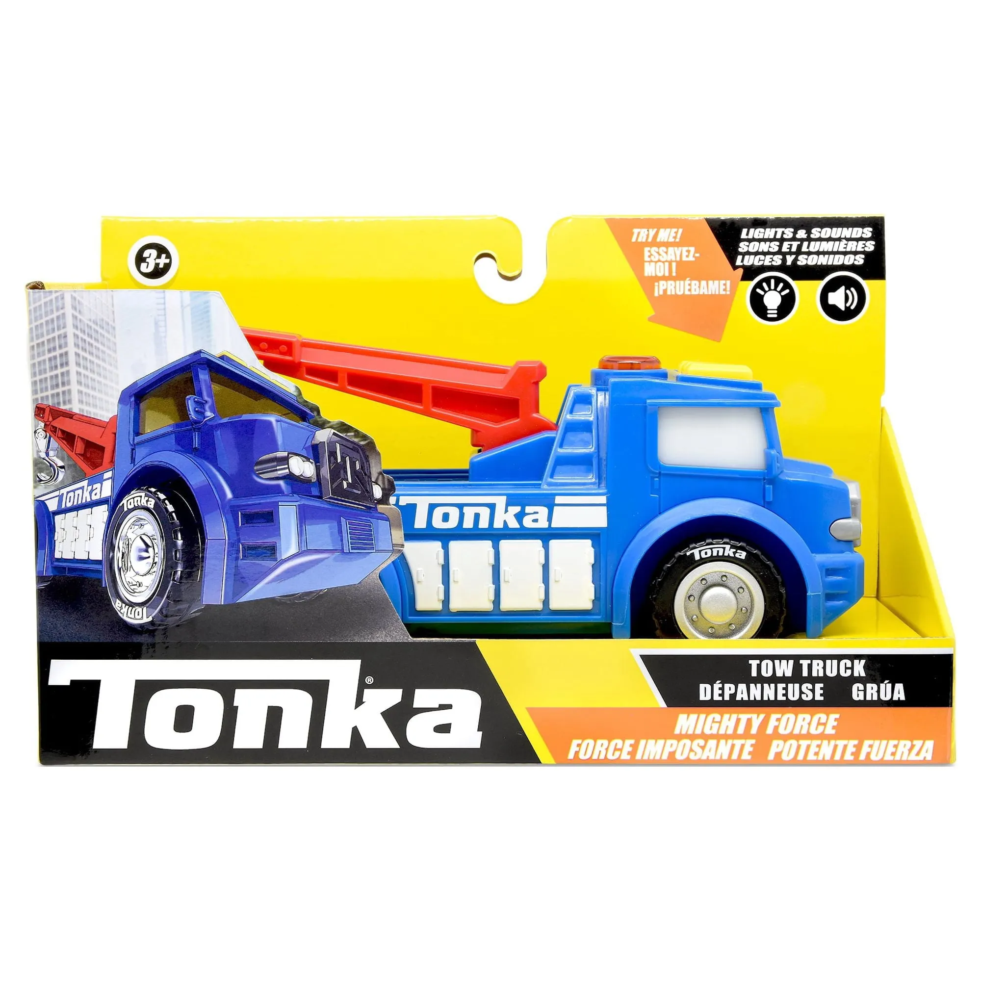 Tonka Mighty Force Lights & Sounds - Tow Truck
