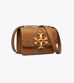 Tory Burch Eleanor Panelled Shoulder Classic Cuoio Bag - 87234