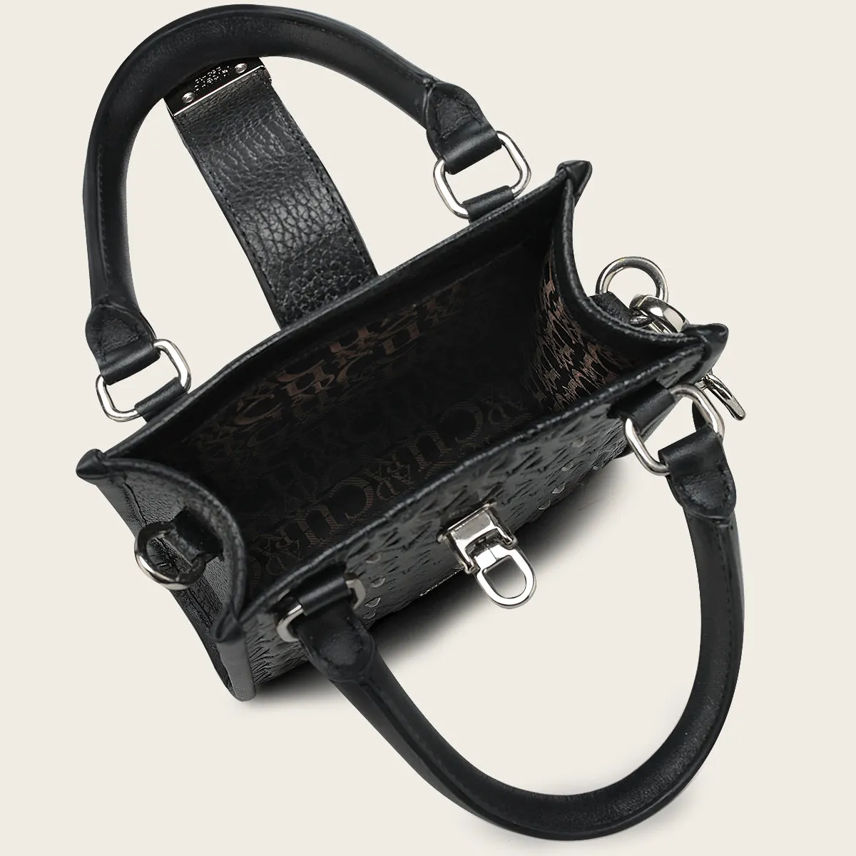 Tote mini en piel genuina de mantarraya para dama