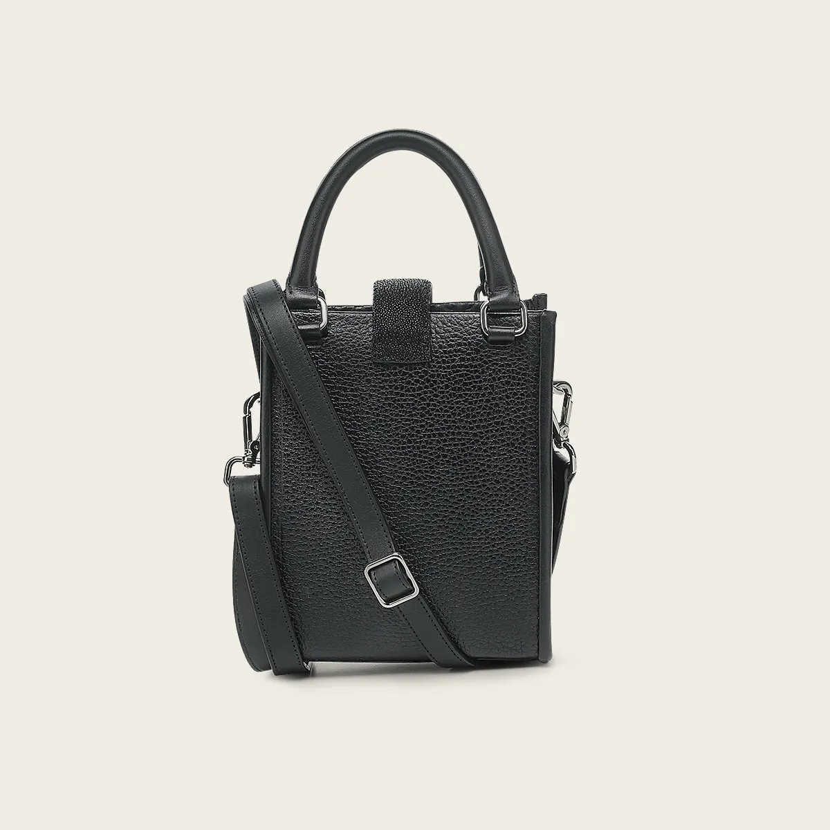 Tote mini en piel genuina de mantarraya para dama