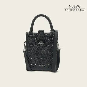 Tote mini en piel genuina de mantarraya para dama
