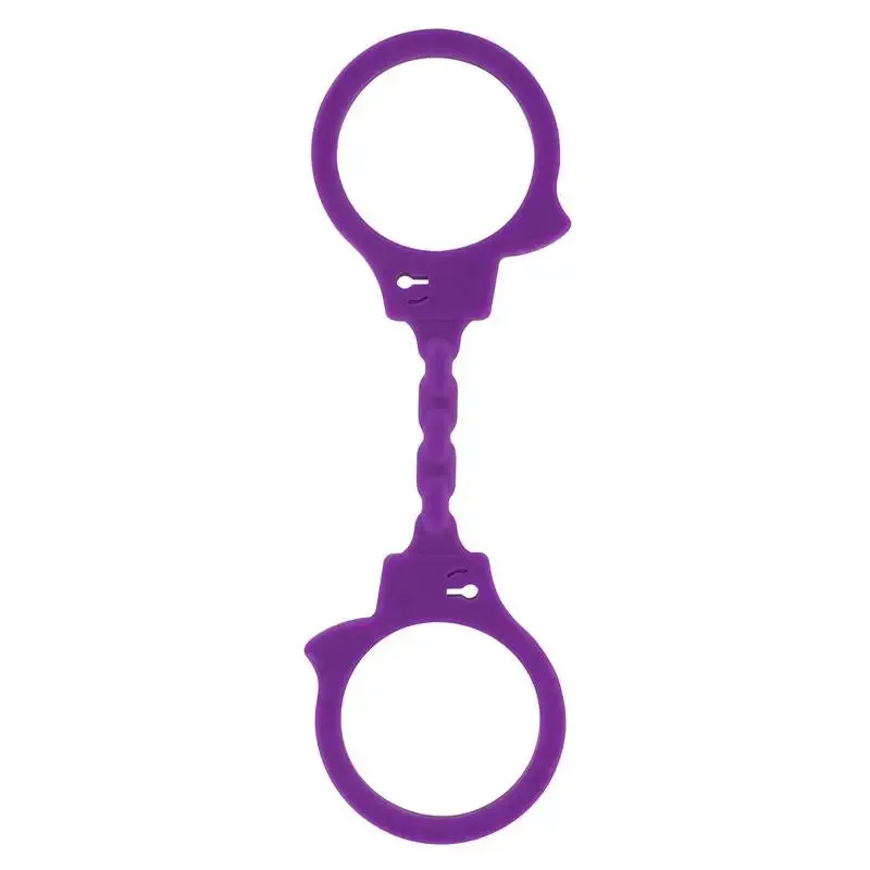 Toy Joy Silicone Purple Stretchy Fun Cuffs for Couples