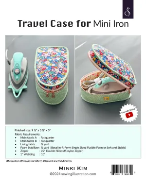Travel Case For Mini Iron Pattern