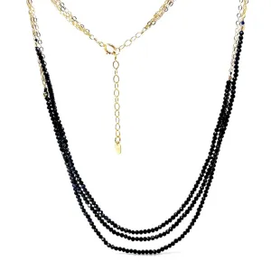 Trio Blue Sapphire Necklace
