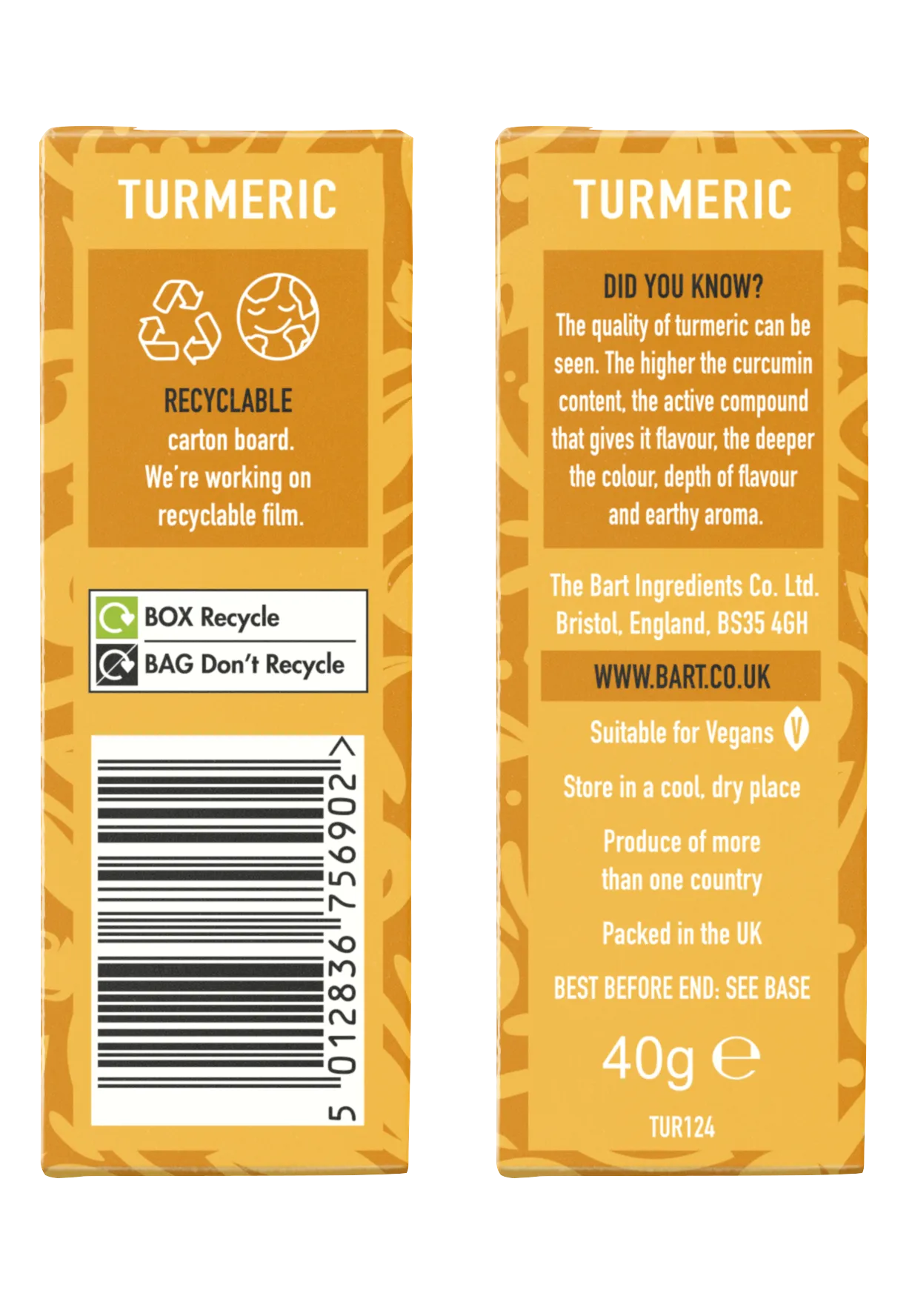 Turmeric Carton