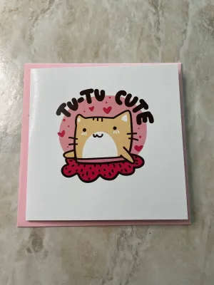Tutu Cute Greeting Card