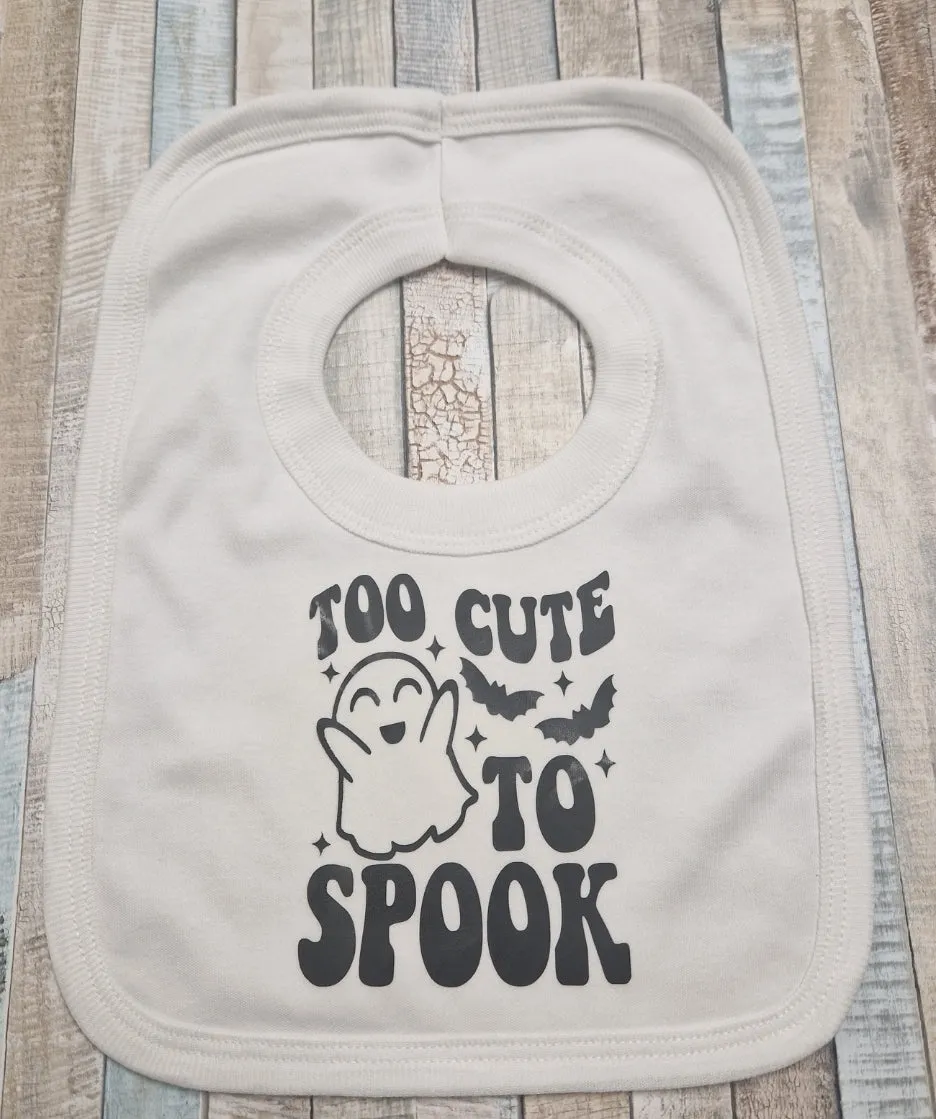 Unisex Baby Cute Halloween Printed Bibs