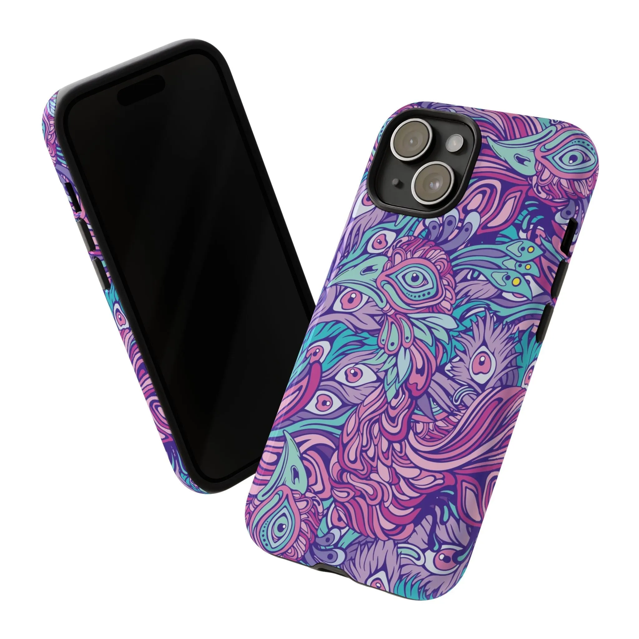 URBAN PEACOCK BY CHAYA AV PHONE CASE - iPHONE GALAXY PIXEL PHONE CASE