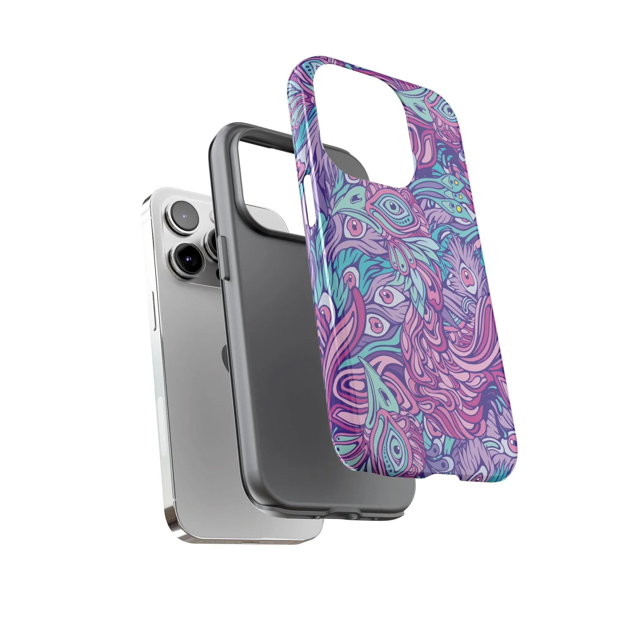 URBAN PEACOCK BY CHAYA AV PHONE CASE - iPHONE GALAXY PIXEL PHONE CASE