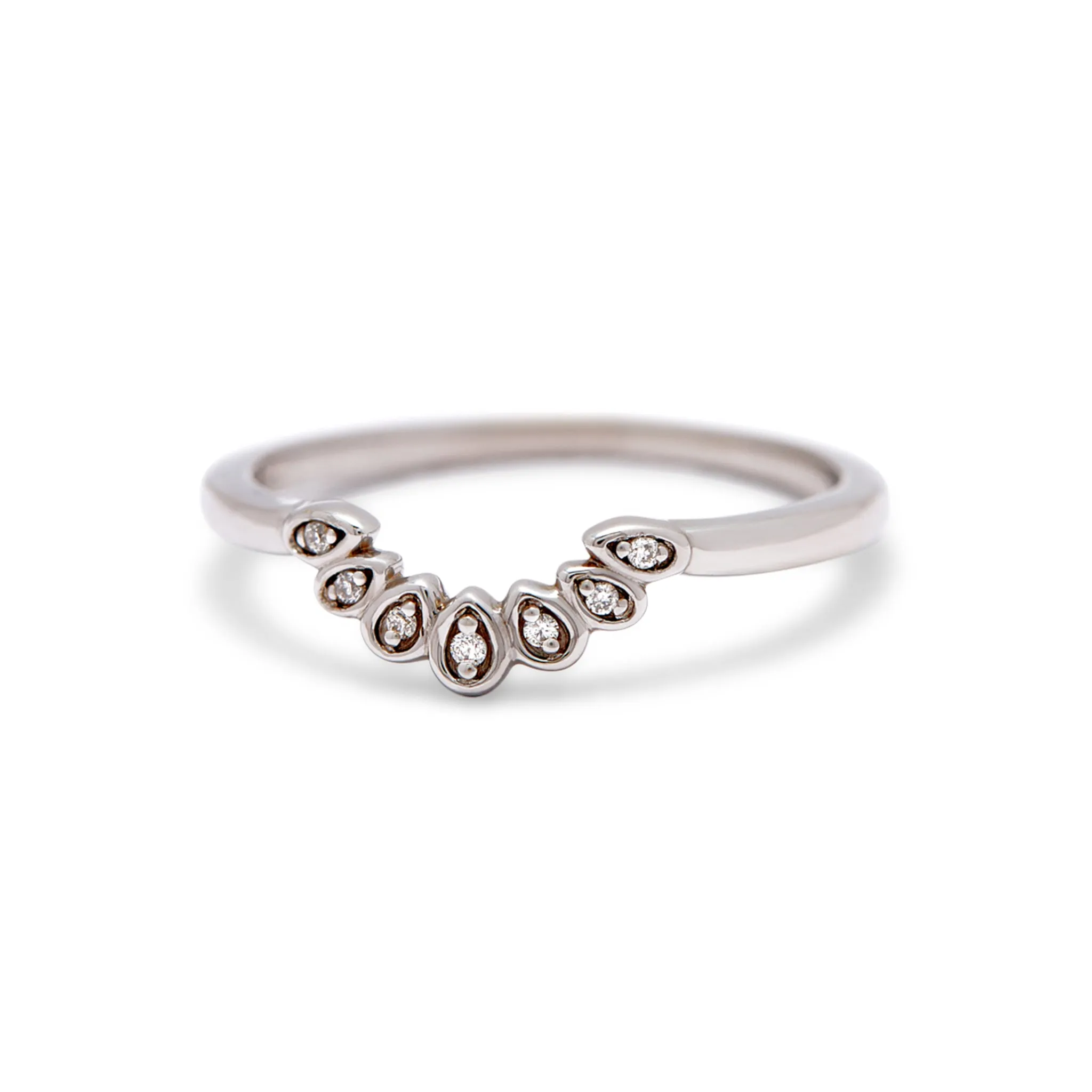 Valery Contoured Diamond Band