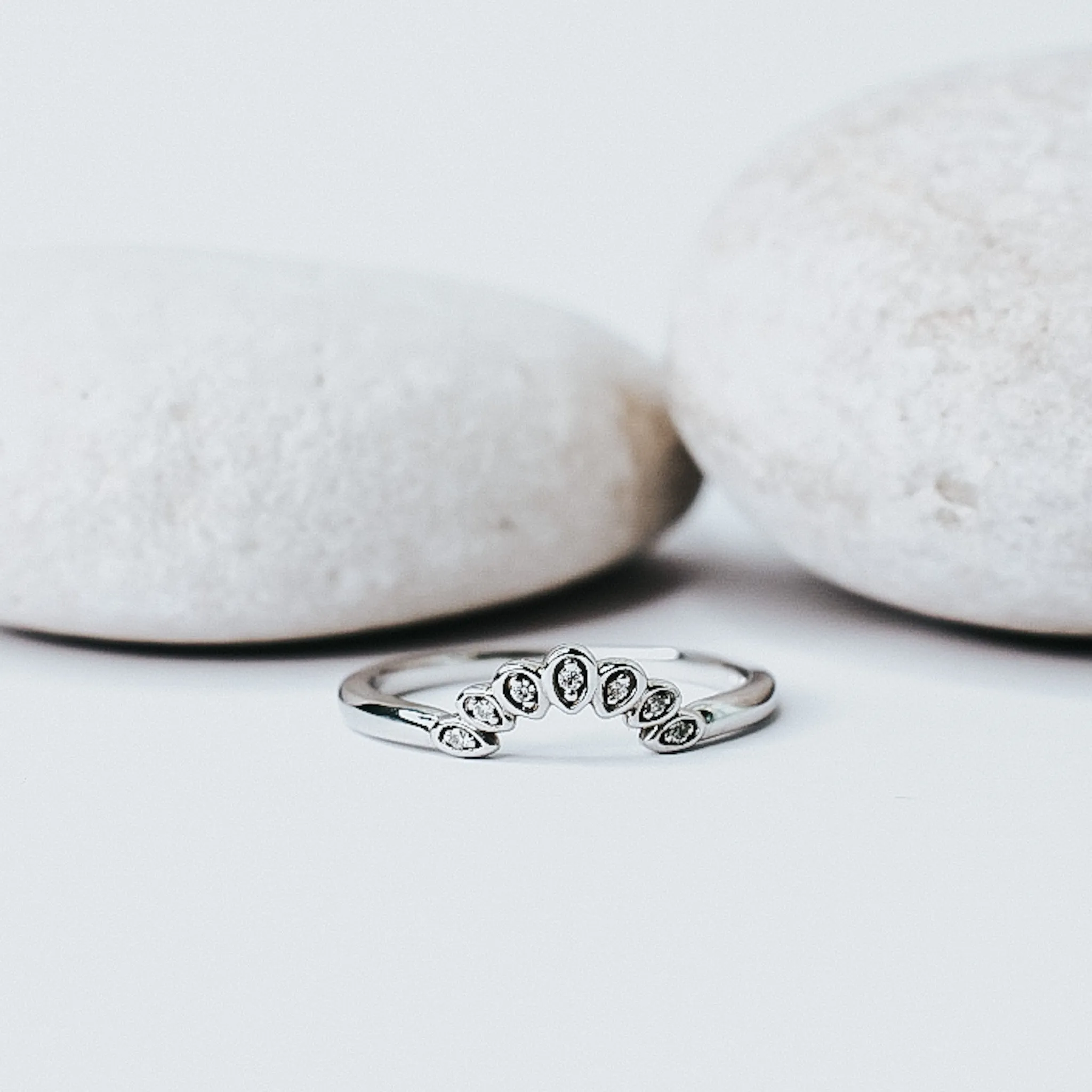 Valery Contoured Diamond Band