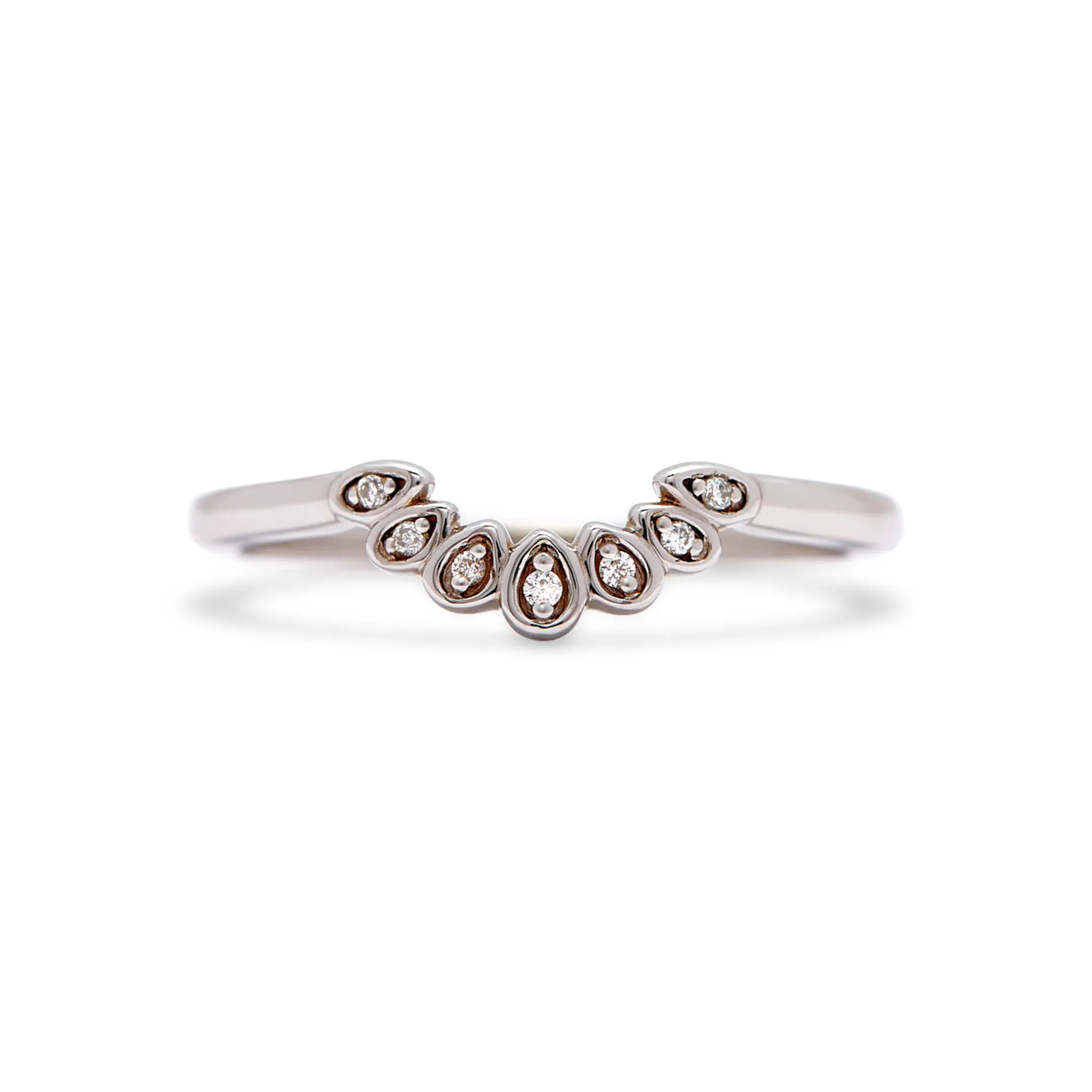 Valery Contoured Diamond Band