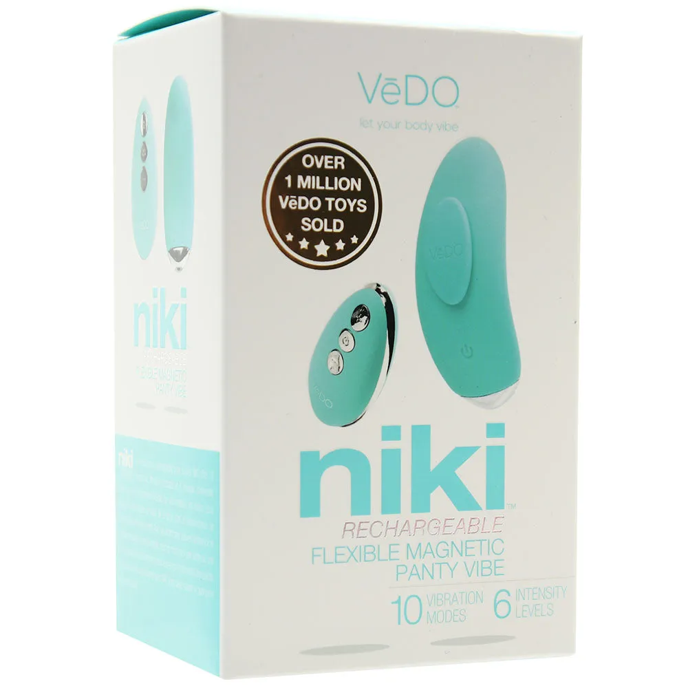 VeDO Niki Rechargeable Panty Vibe Tease Me Turquoise