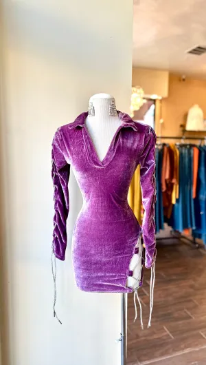 Velvet Chain Dress