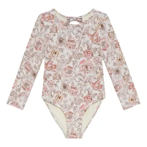 Venecia Floral Mini Long Sleeve One-Piece