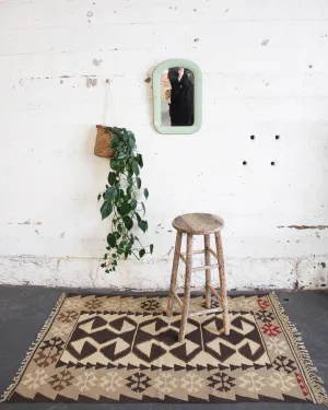 Vintage Anatolian Kilim Rug 3'4"x5'7"