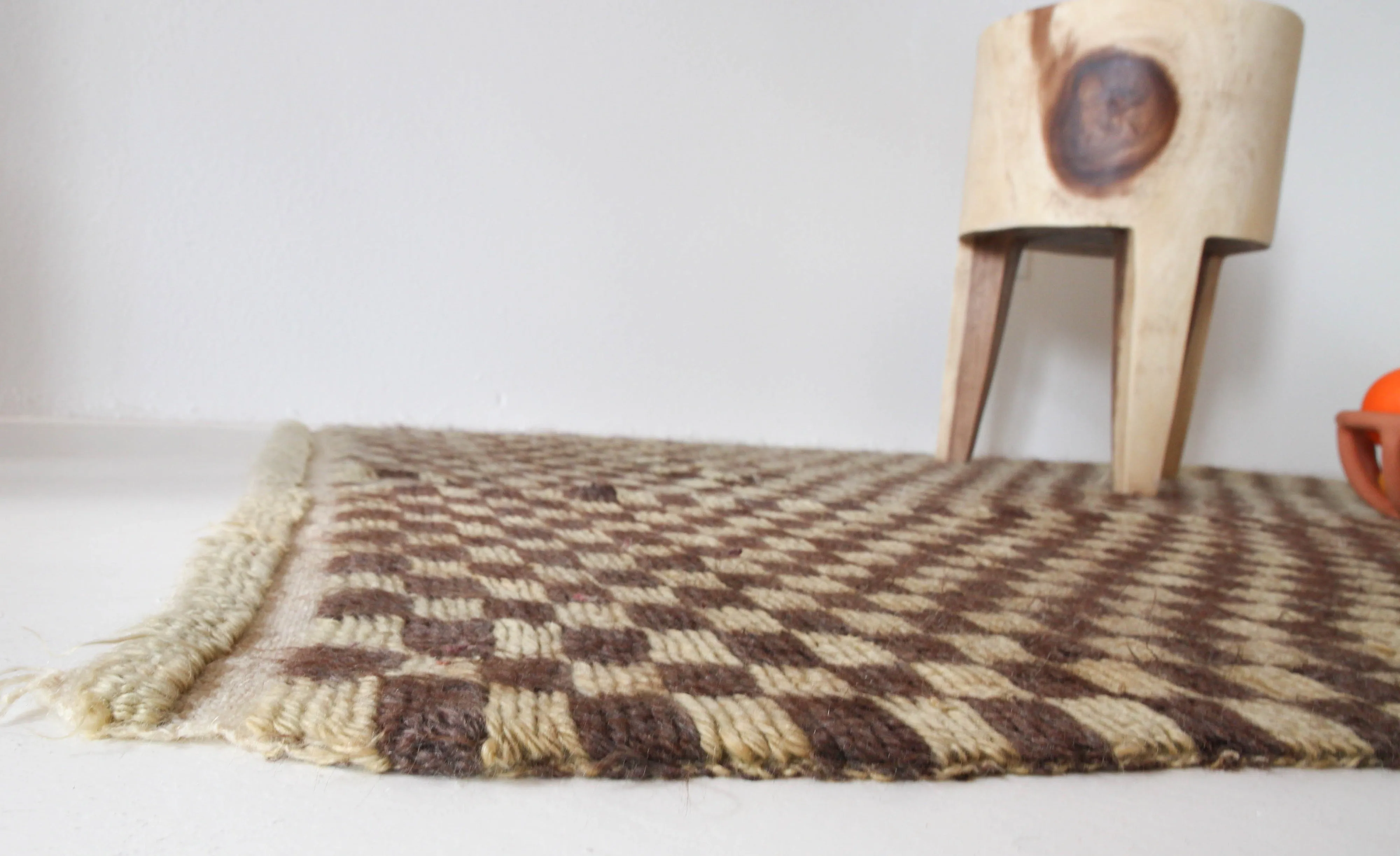 Vintage central Anatolian Tulu Rug 3'3"x4'8"