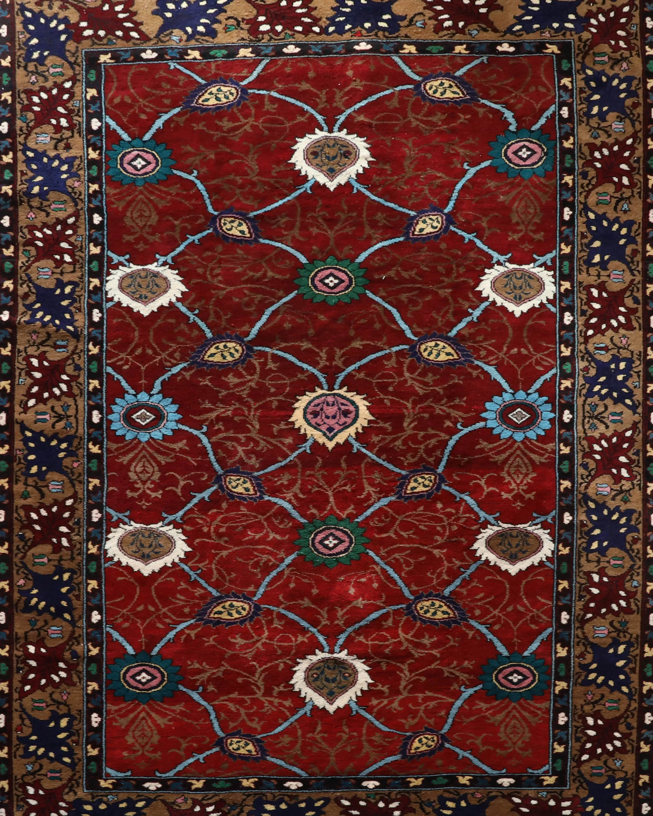 Vintage Konya Karapınar Rug 6'9"x10'5"