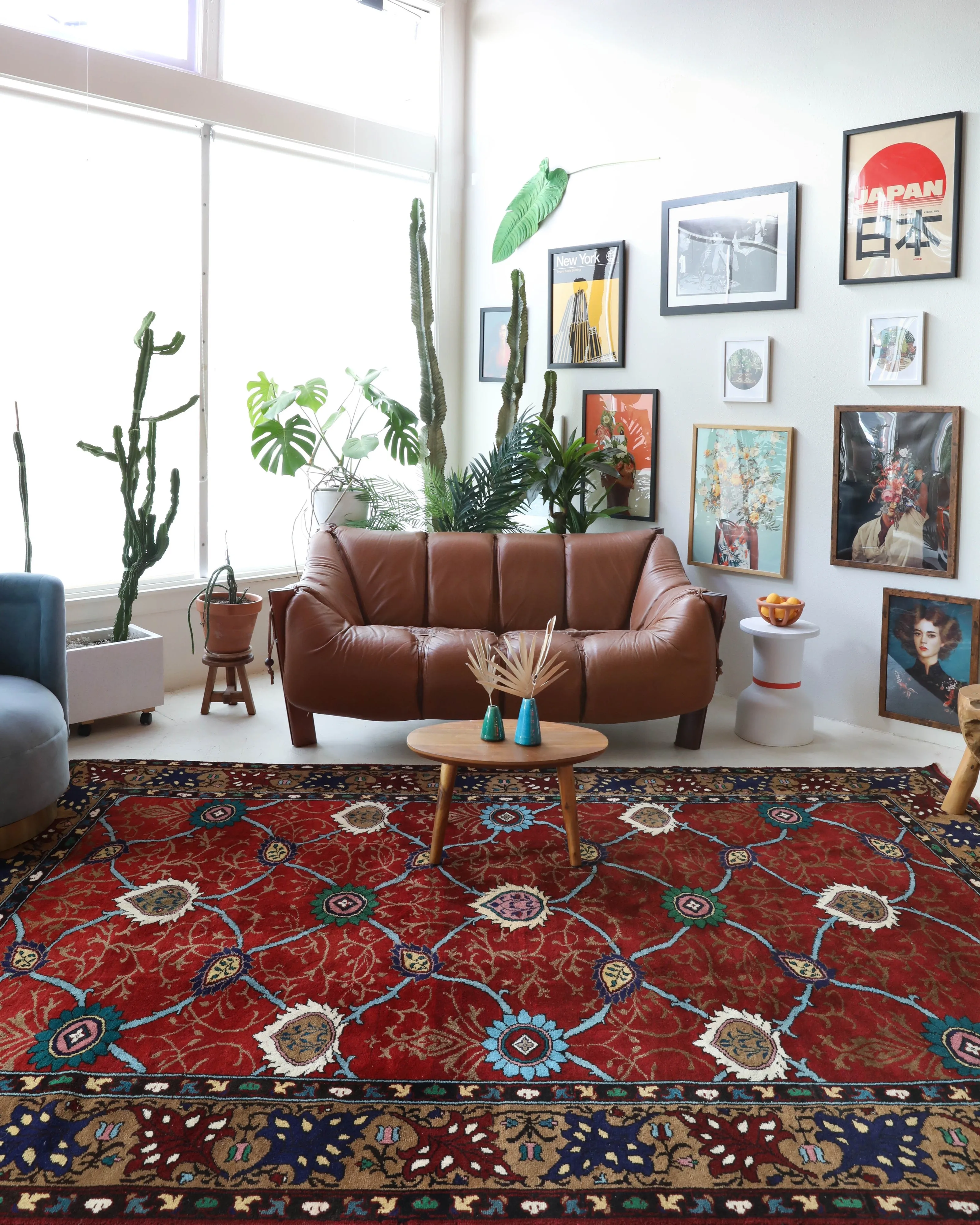 Vintage Konya Karapınar Rug 6'9"x10'5"