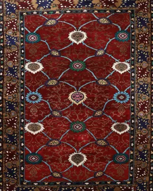 Vintage Konya Karapınar Rug 6'9"x10'5"