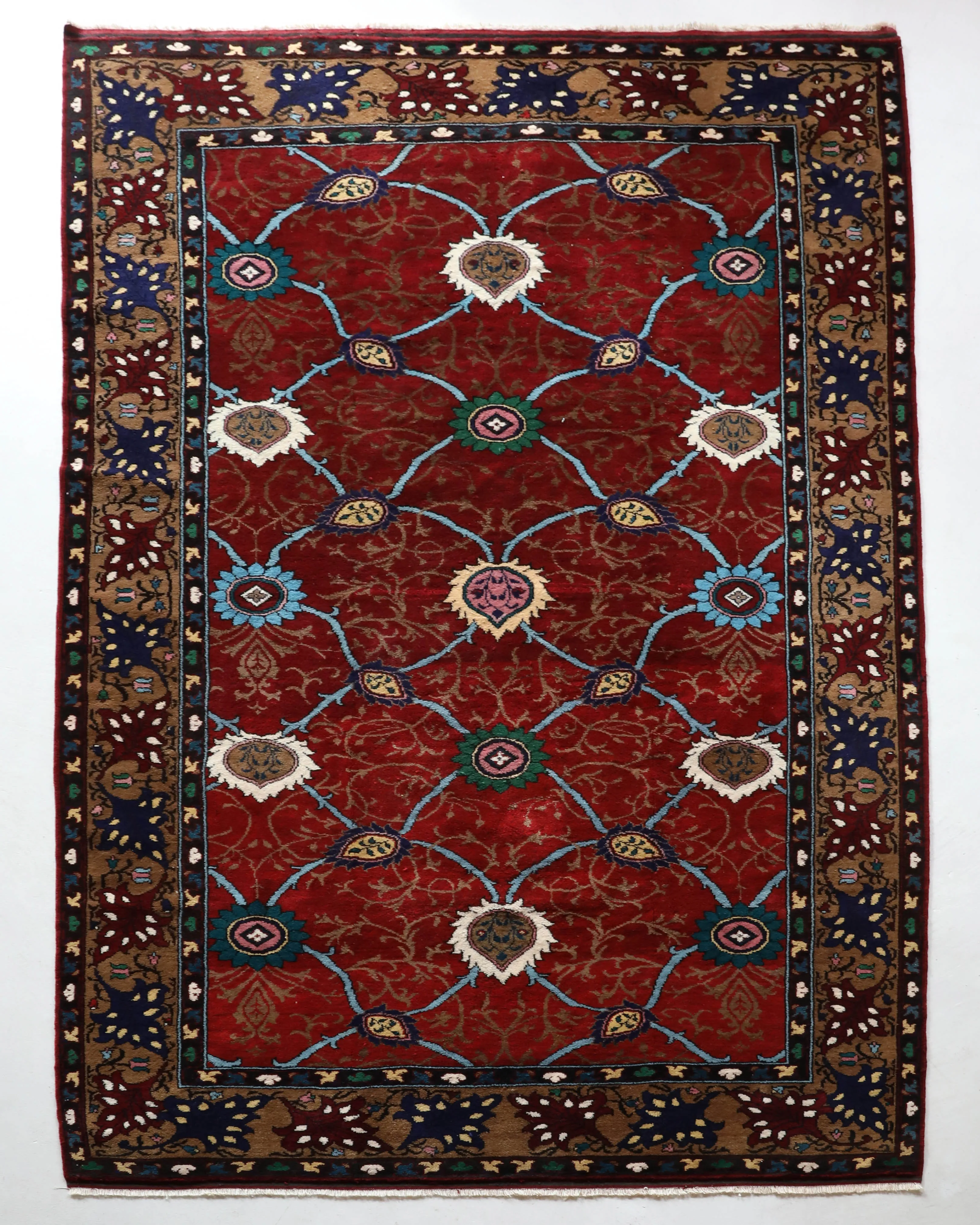 Vintage Konya Karapınar Rug 6'9"x10'5"