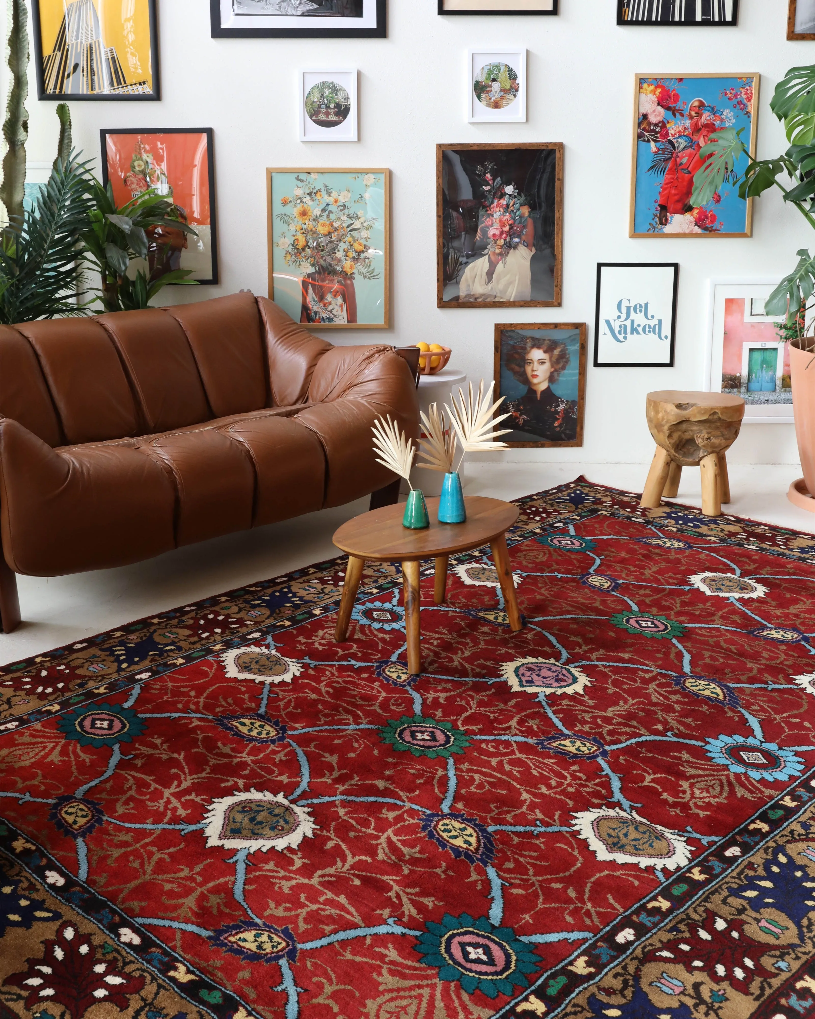 Vintage Konya Karapınar Rug 6'9"x10'5"