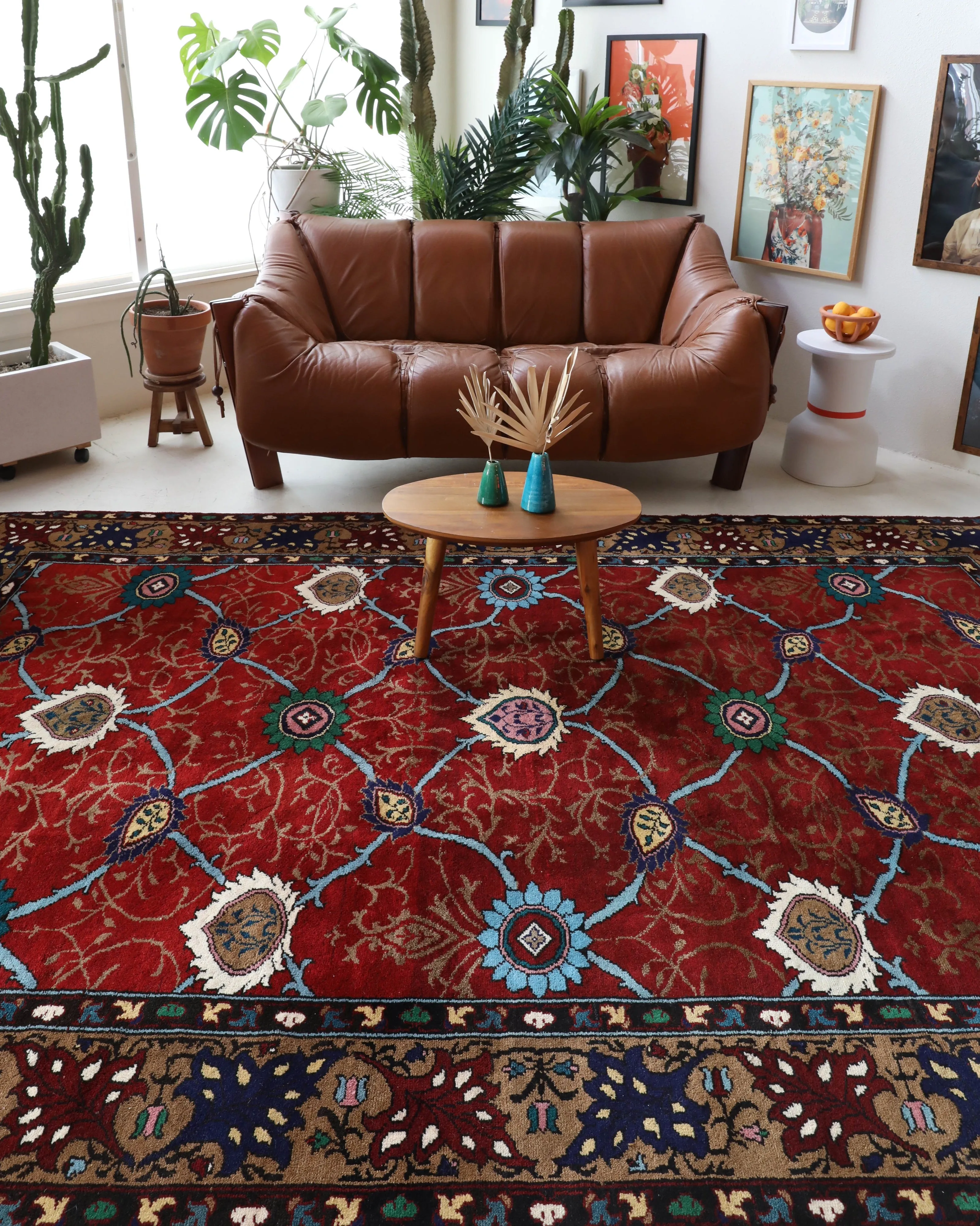 Vintage Konya Karapınar Rug 6'9"x10'5"