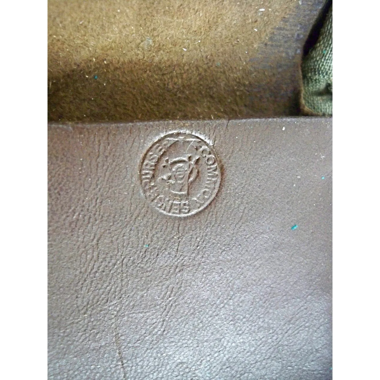 Vintage Ladies Brown Leather Common Sense  Change Purse 1920s