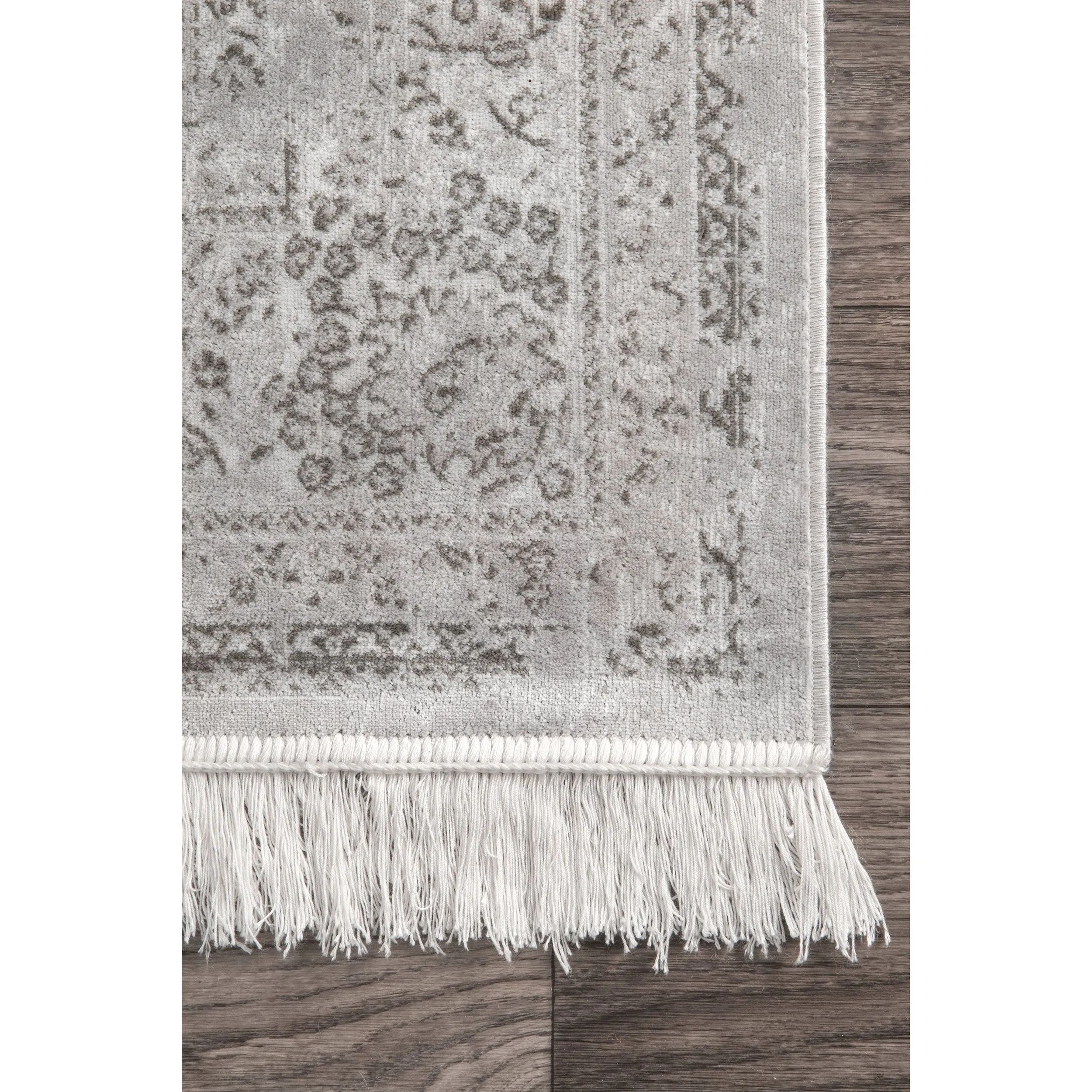 Vintage Medallion Cantrell Fringe Rug