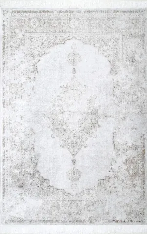 Vintage Medallion Cantrell Fringe Rug