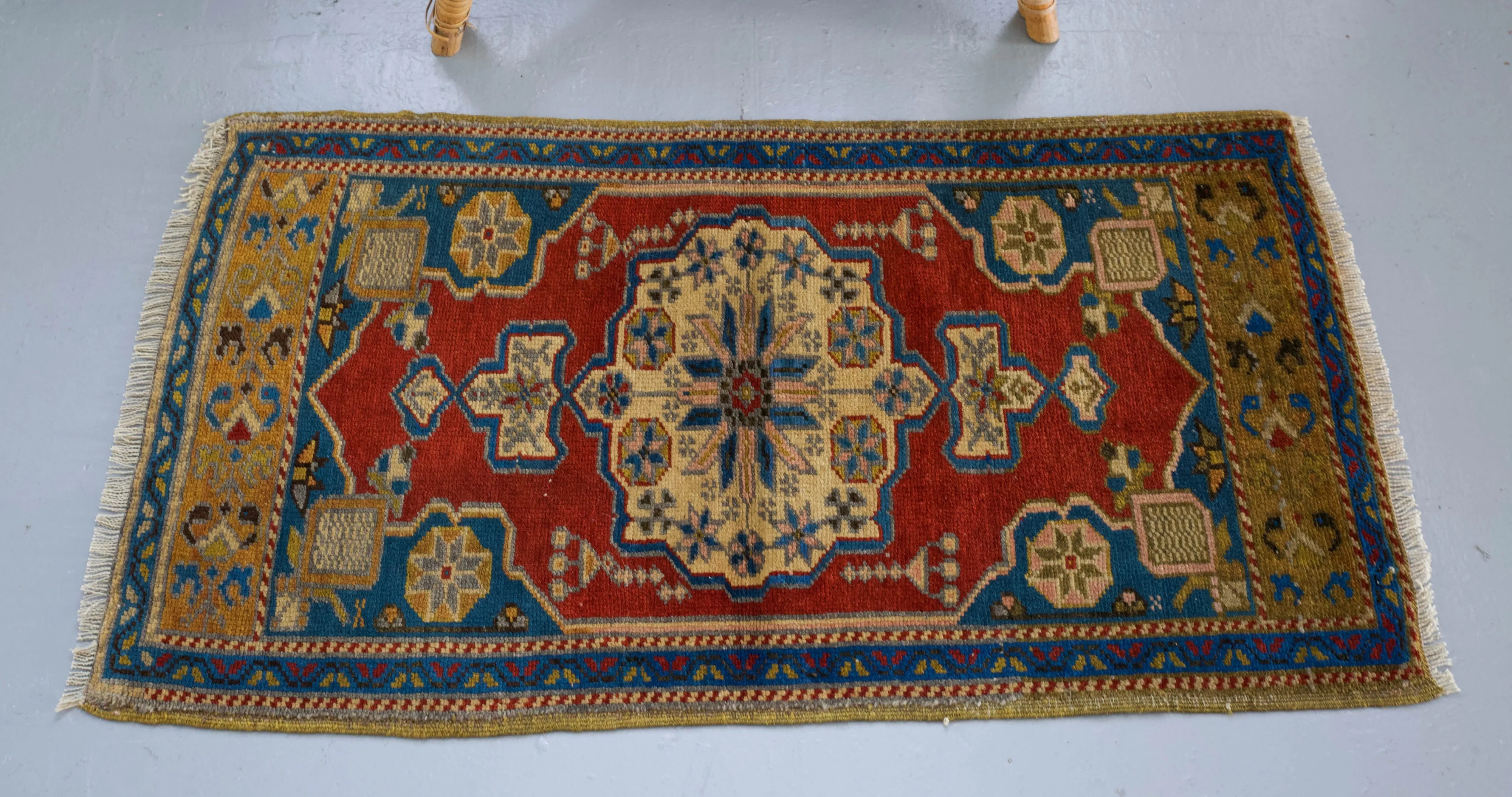 Vintage Mini Turkish Rug