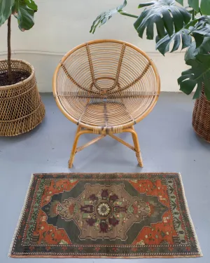 Vintage Mini Turkish Rug