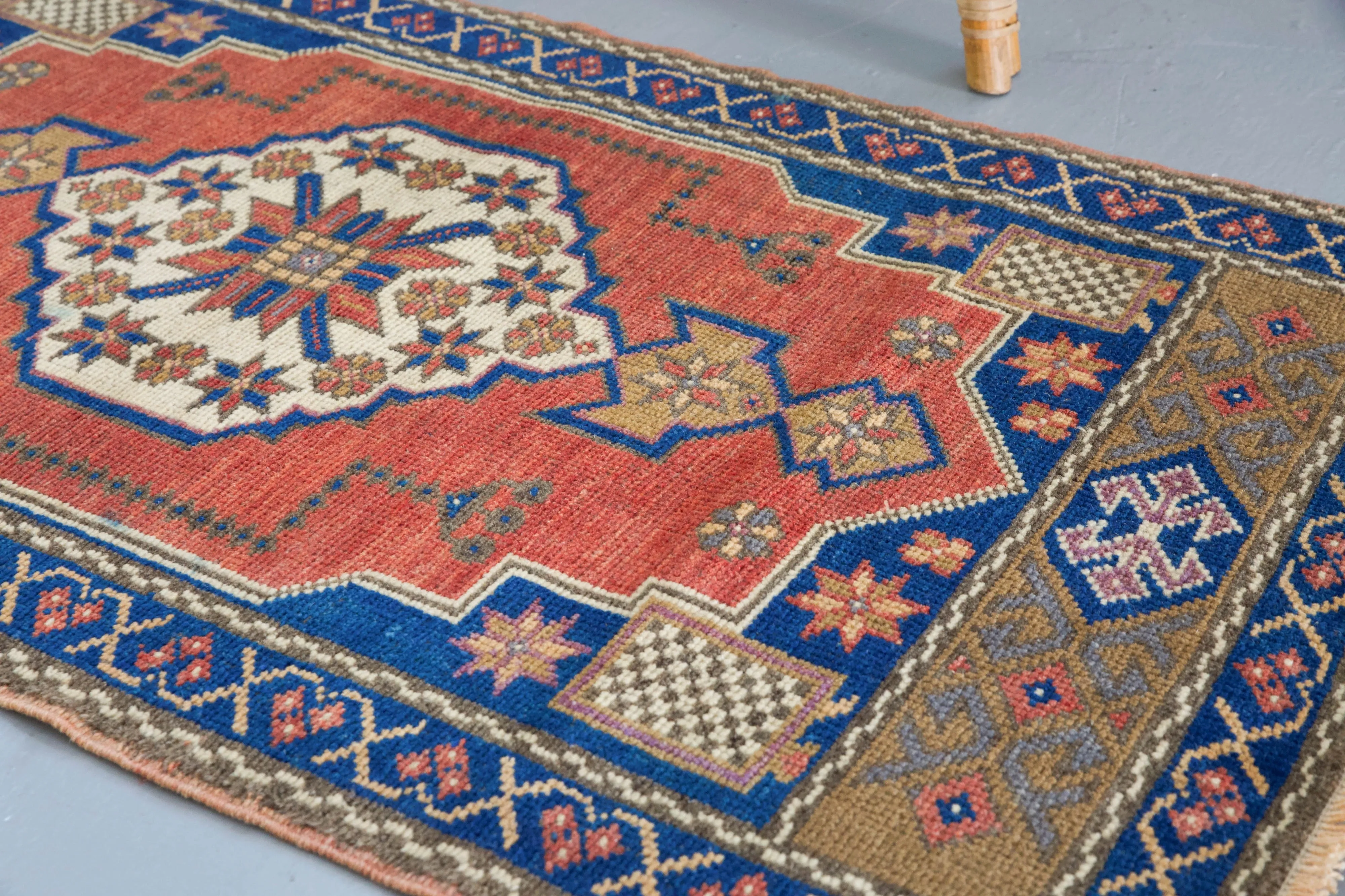Vintage Mini Turkish Rug