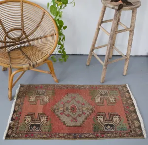 Vintage Mini Turkish Rug