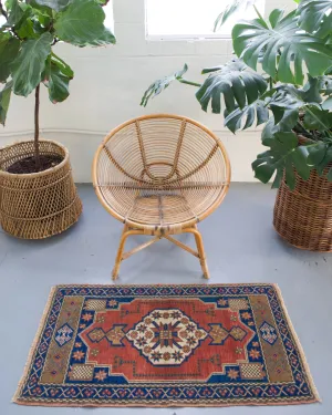 Vintage Mini Turkish Rug
