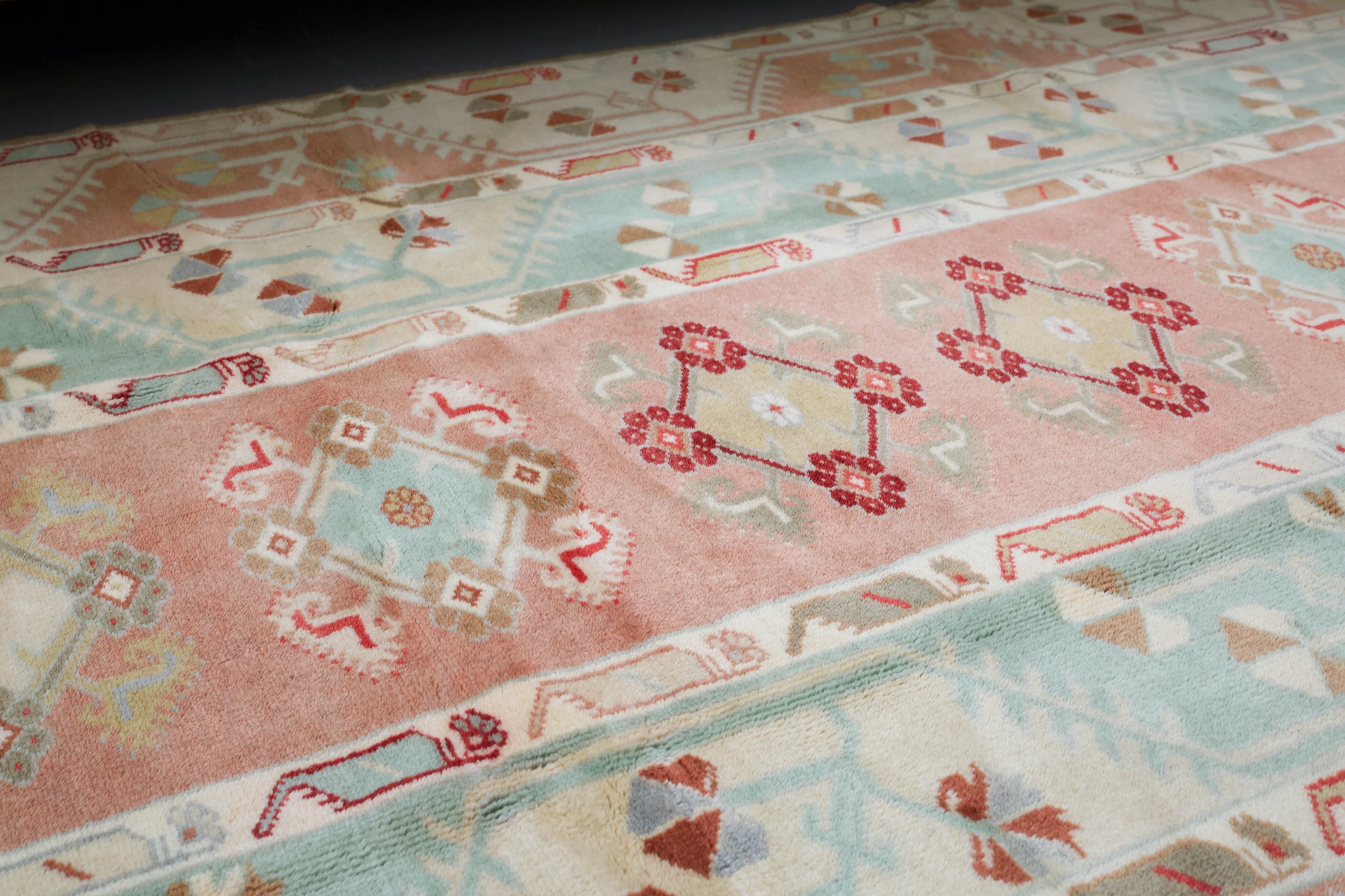 Vintage Turkish Milas Rug