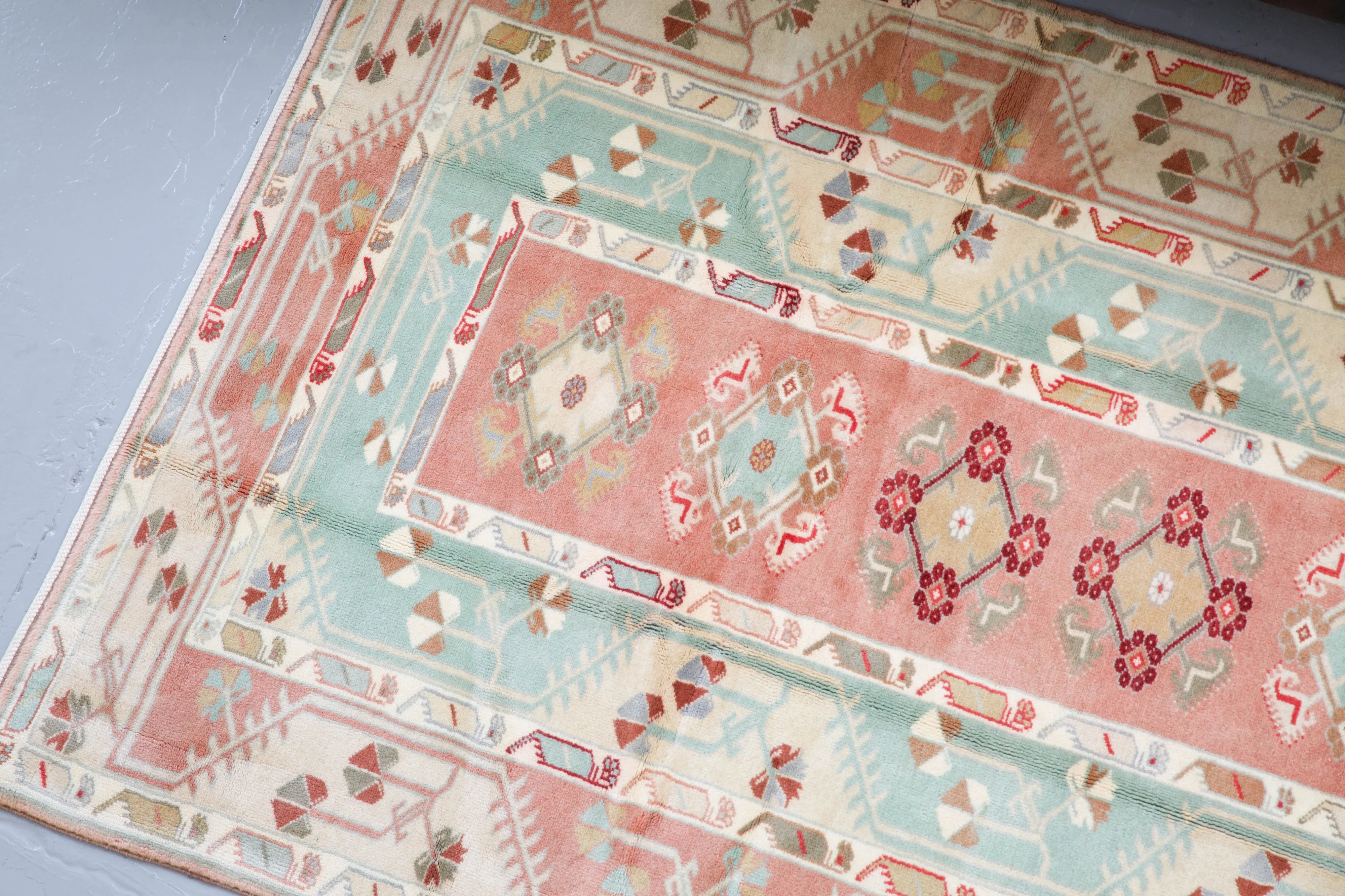 Vintage Turkish Milas Rug