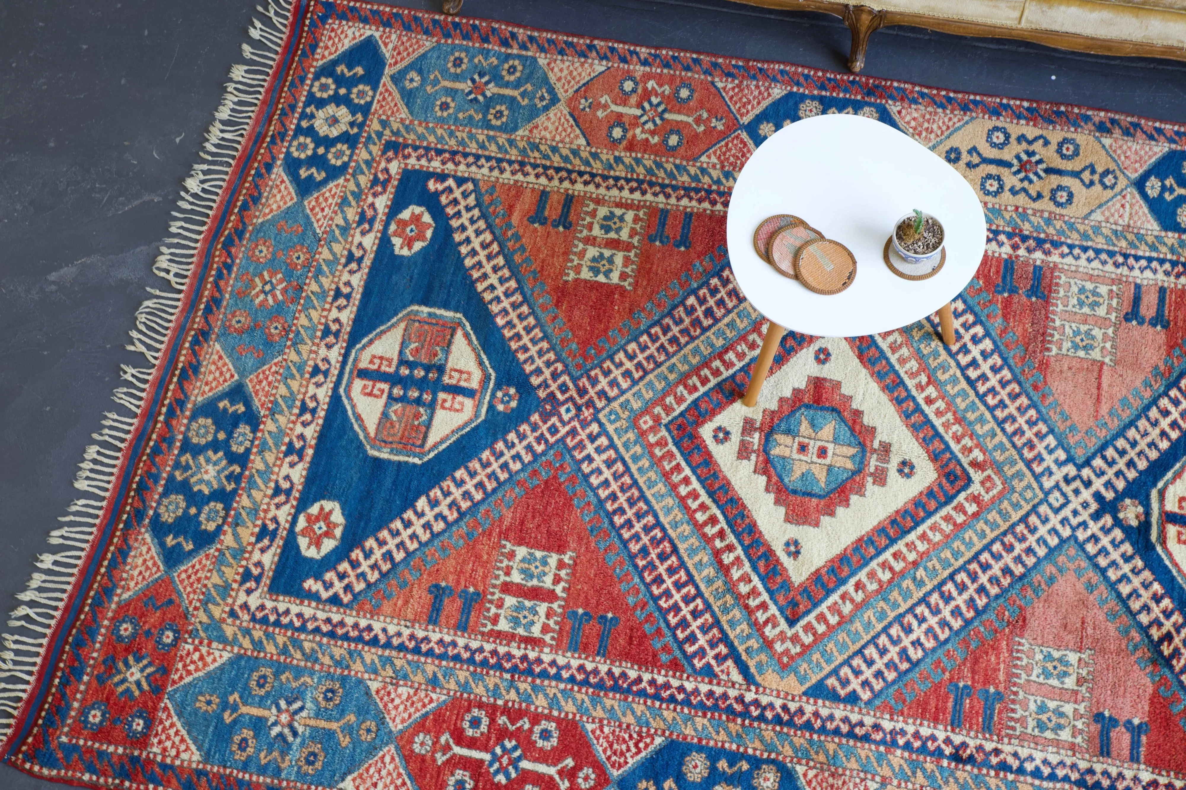 Vintage Turkish western Anatolian Rug