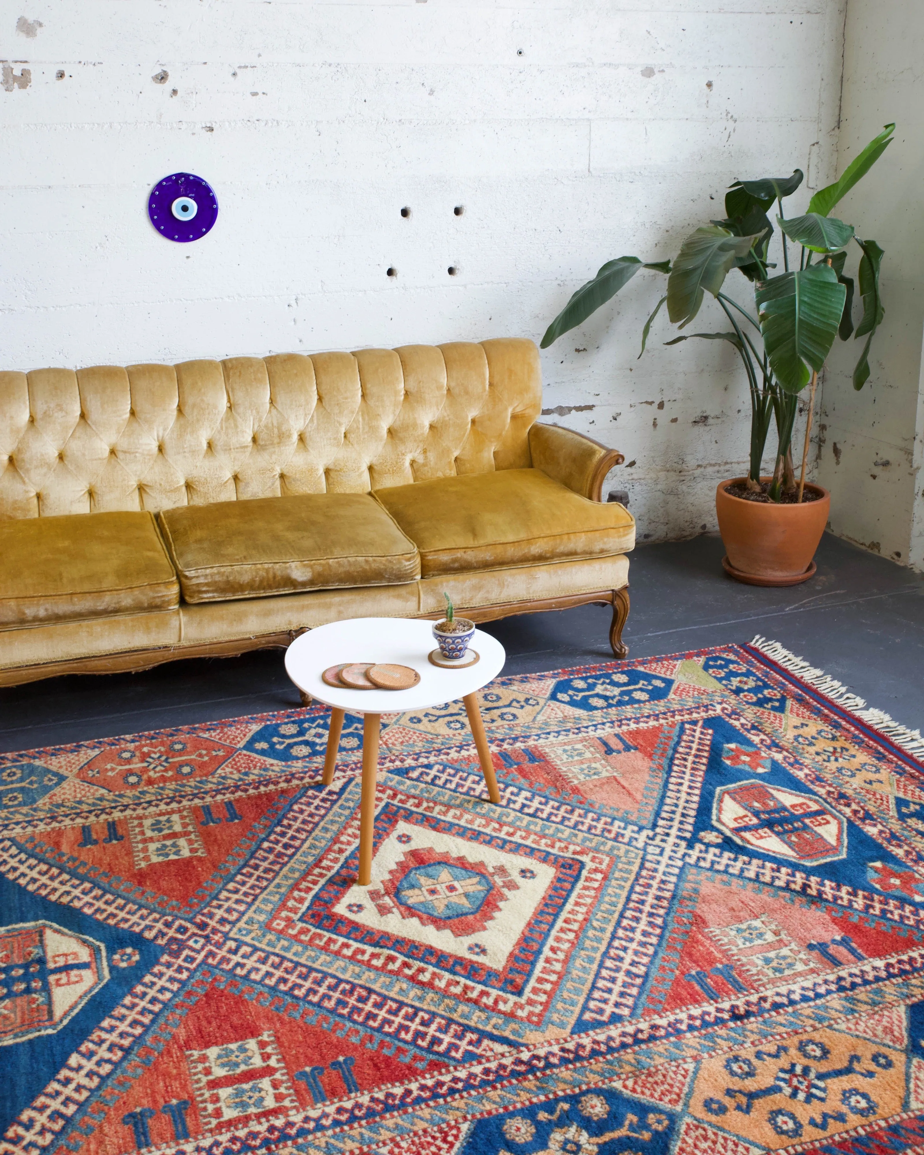 Vintage Turkish western Anatolian Rug