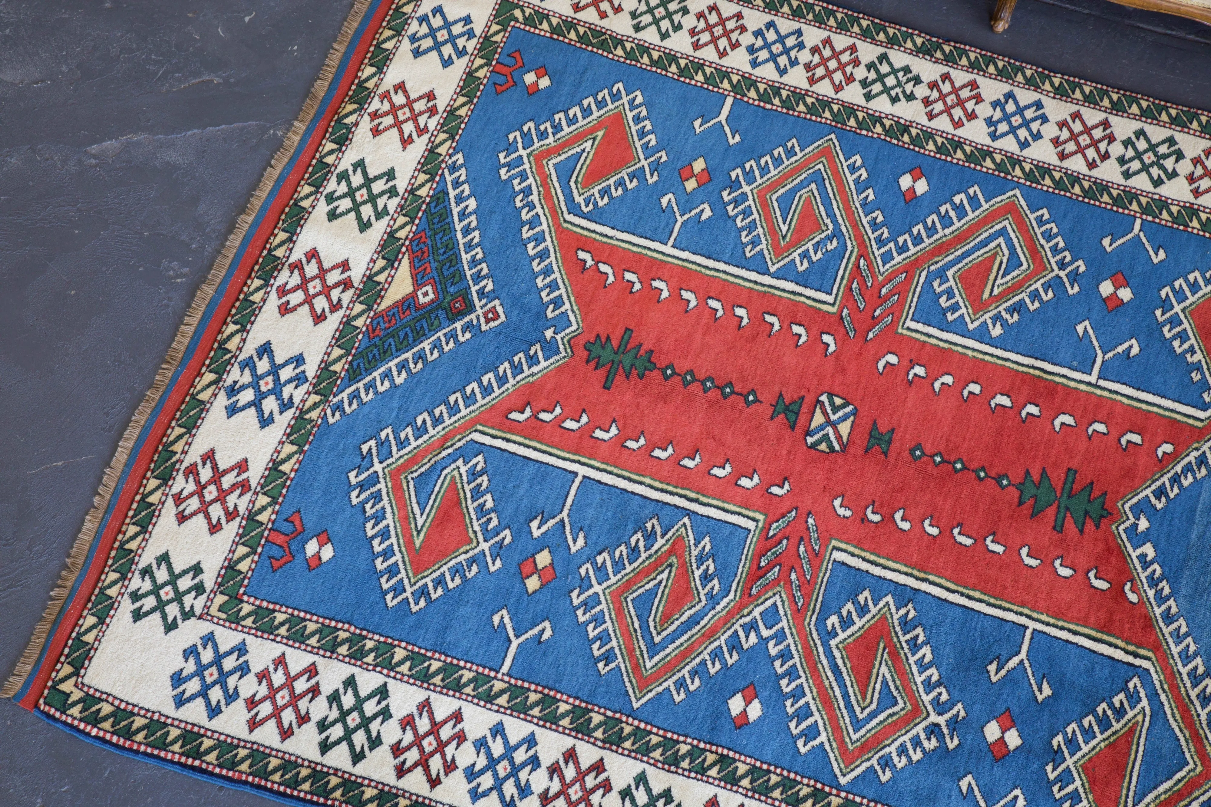 Vintage Turkish western Anatolian Rug