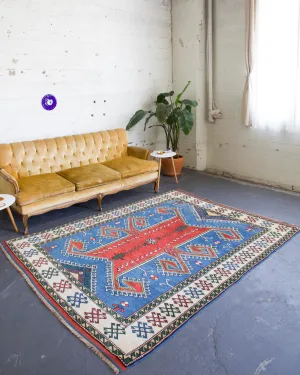 Vintage Turkish western Anatolian Rug