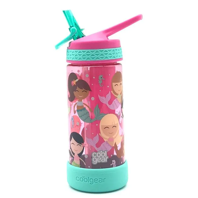 Water Bottle Sipping Straw Pink, 473ml