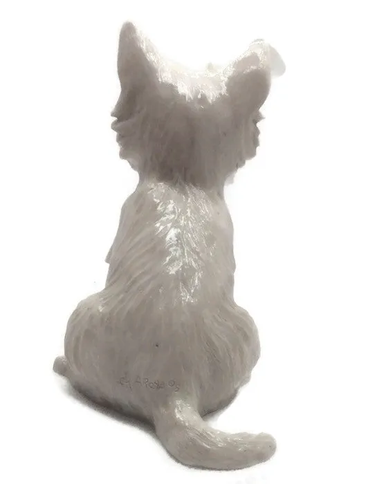 West highland terrier figurine Statue ornament gift Doorstop,  westie, pets with personality