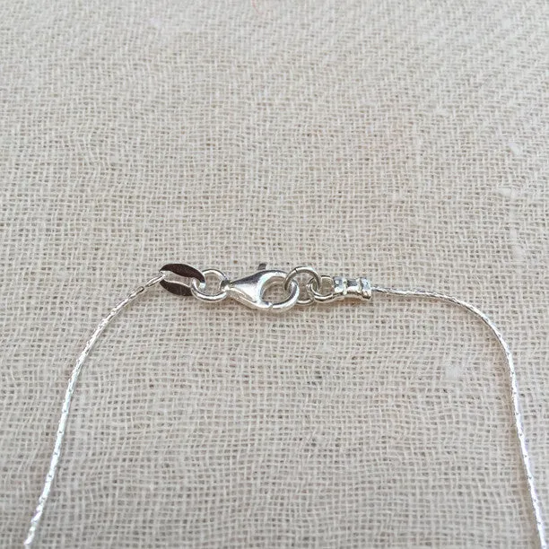 White Druzy Necklace