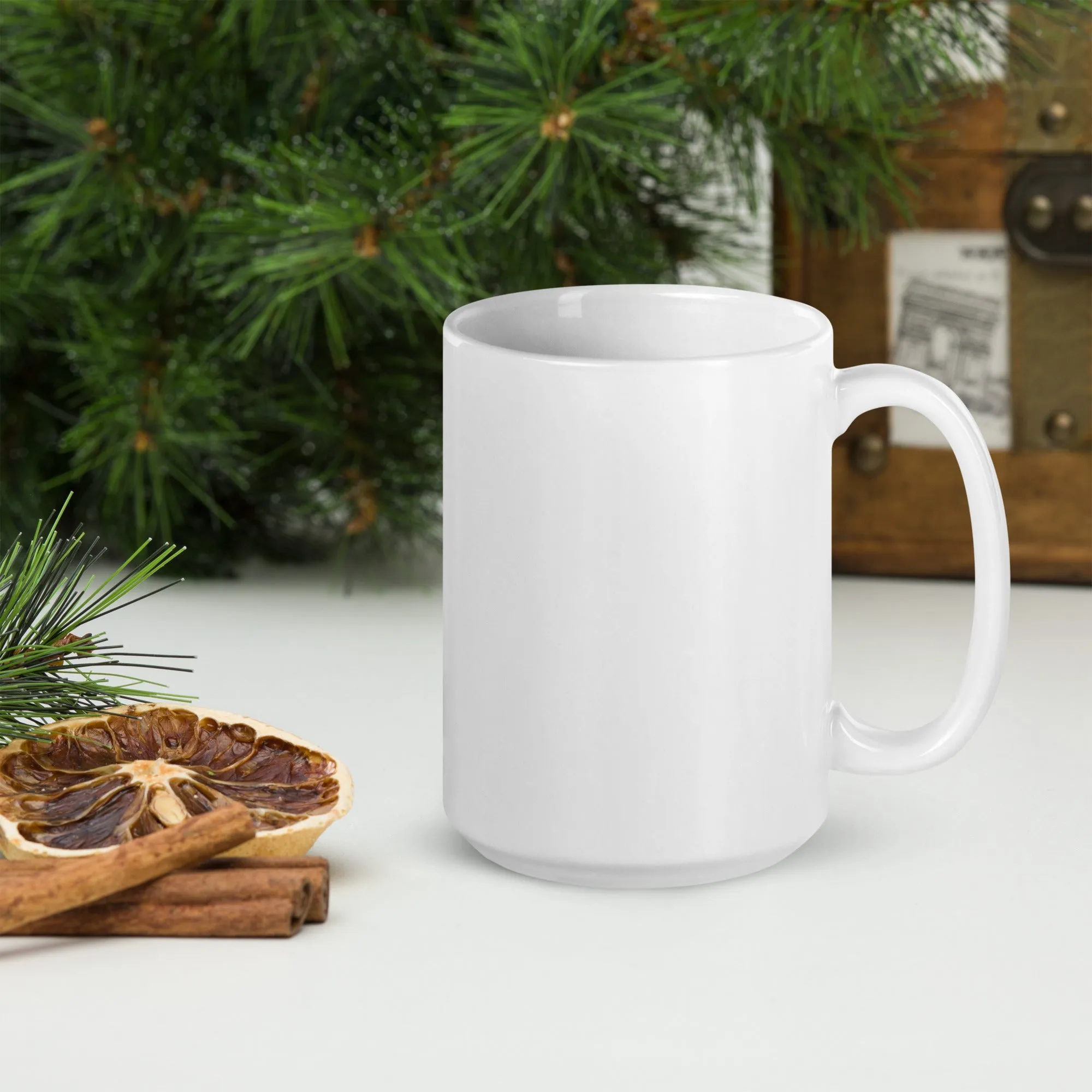 White glossy NUS mug