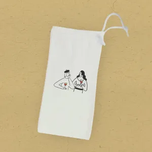 Wine Conversations - Canvas Wine Bag