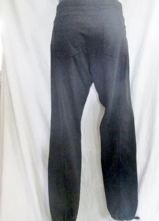 Womens ATHLETA 54023 Sweatpants Athletic Workout Yoga Fitness Pants BLACK S