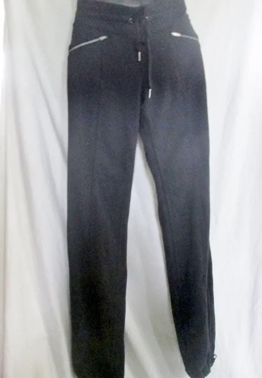 Womens ATHLETA 54023 Sweatpants Athletic Workout Yoga Fitness Pants BLACK S